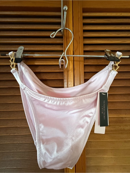 Victoria's Secret Other - Victoria's Secret Pale Pink Satin Bikini Bottoms with Tag